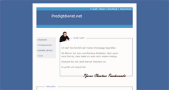 Desktop Screenshot of predigtdienst.net